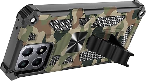 Miniatura 7 de Funda para Boost Mobile Celero 5G Plus (solo versión Plus), con 2 protectores de pantalla, grado militar, función atril con soporte magnético para