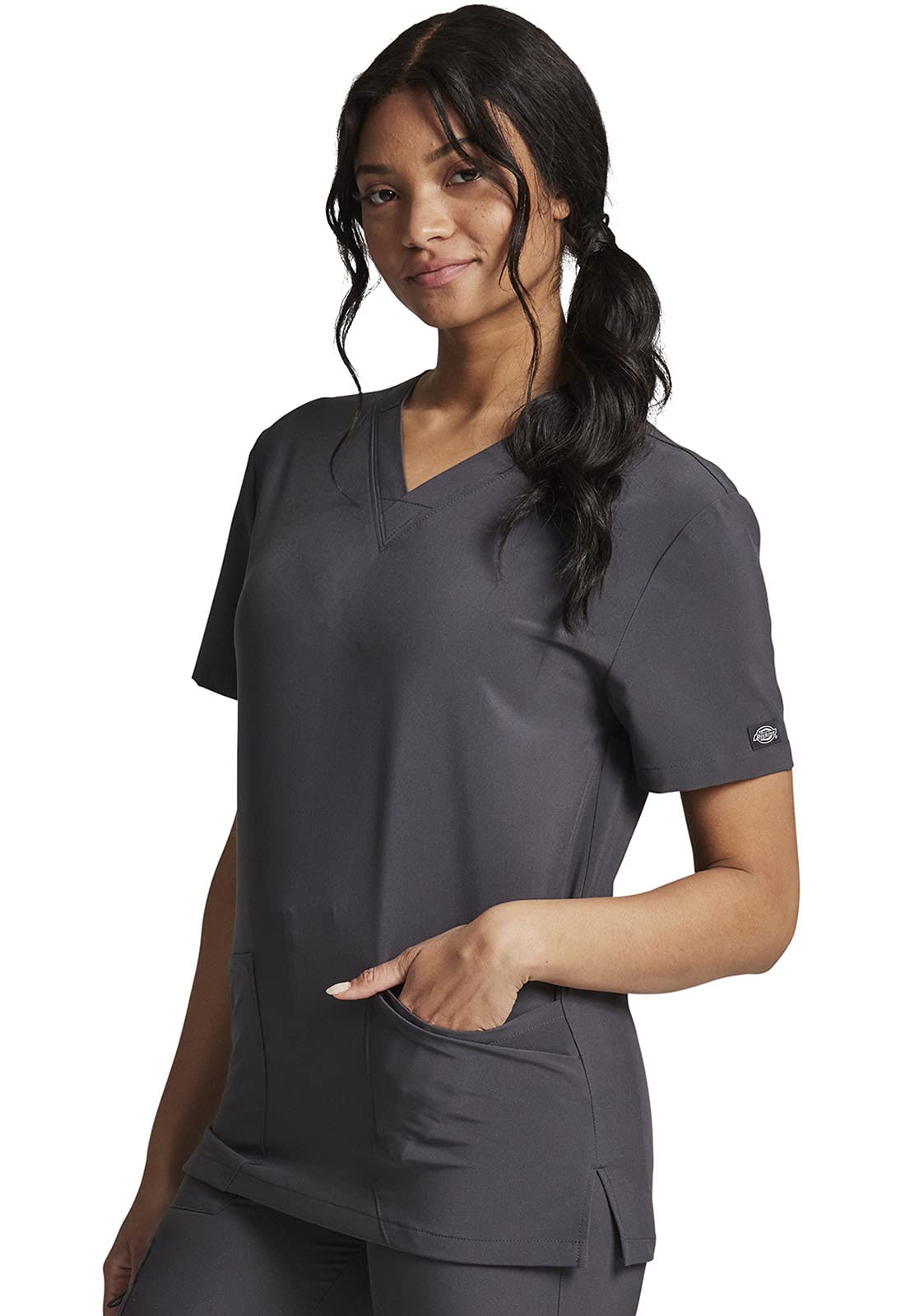Dickies EDS DK700 - Camiseta con Cuello en V para Mujer