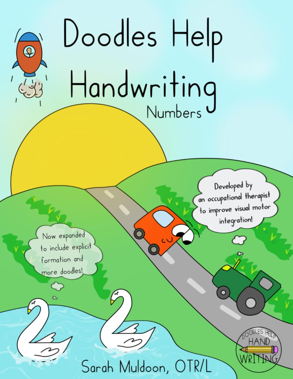 Doodles Help Handwriting: Numbers