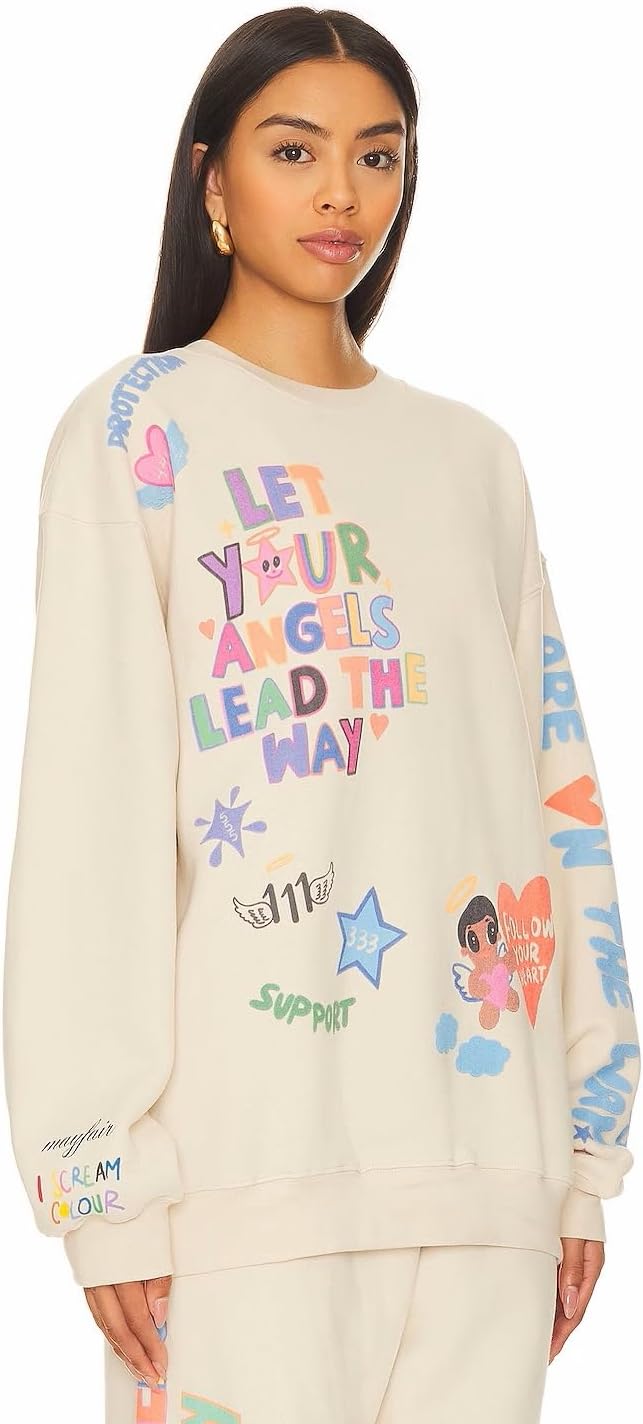 The Mayfair x @iscreamcolour Angel Numbers All Around Cloud Crewneck