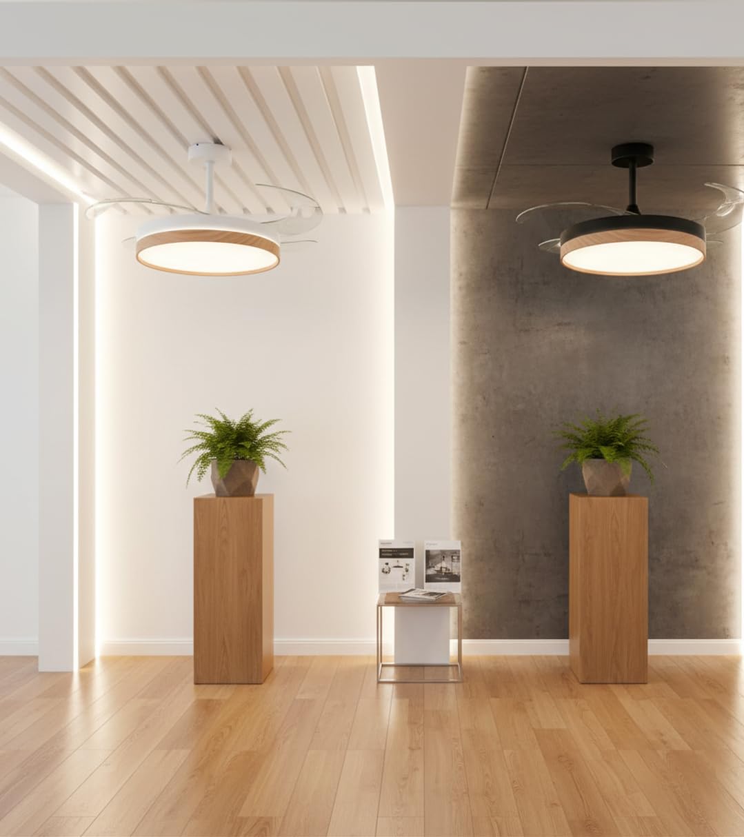 BEL AIR HOME - Ventilatore da Soffitto Cosmos - Motore DC Silenzioso - Luce LED Regolabile 36W 3000K/4000K/6500K - Telecomando e Modalità Inverno - Metallo, Nero