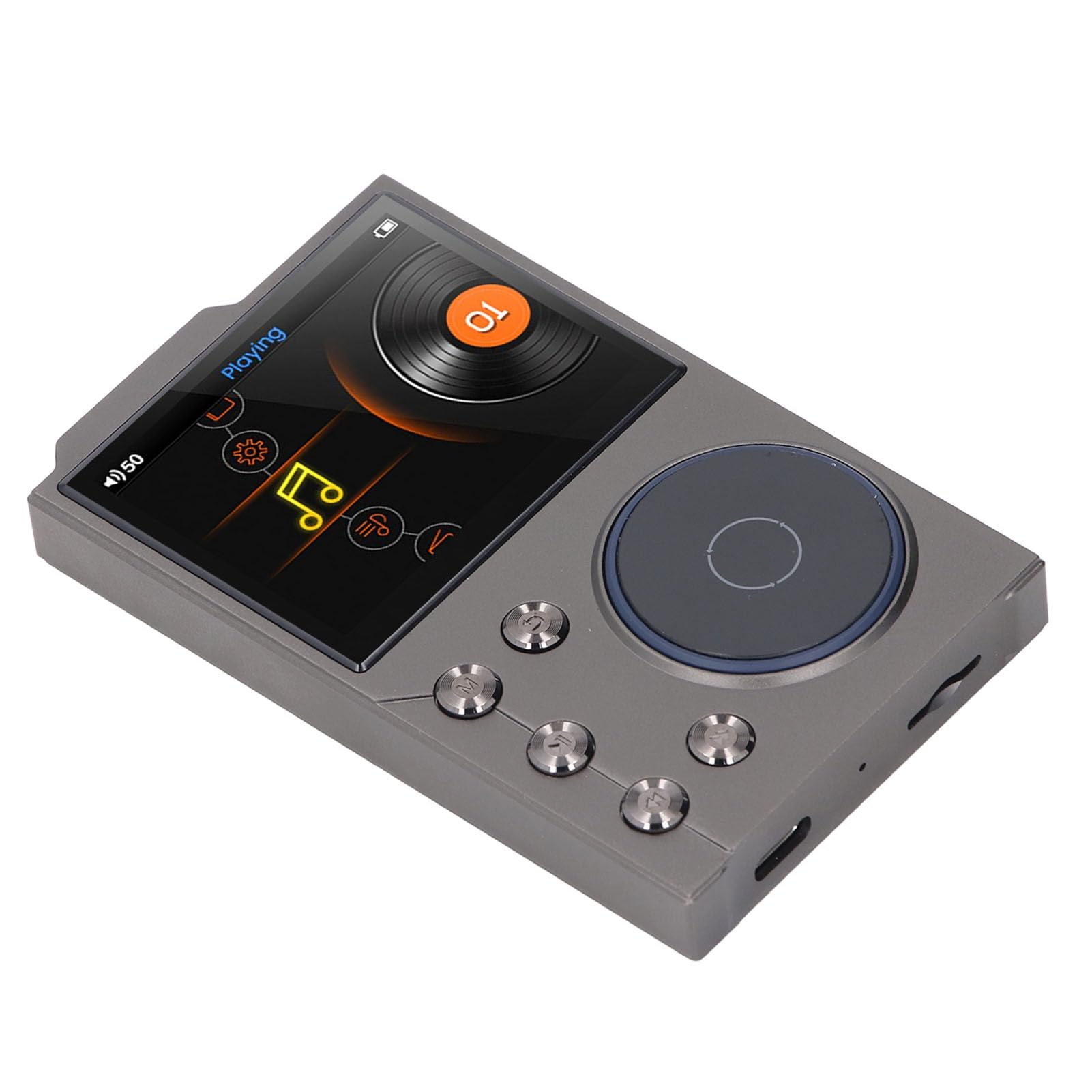 Lettore MP3 Portatile HiFi con Bluetooth 5.3 per Riproduzione Musicale Senza Perdite, Ideale per Audiofili e Appassionati di Musica - Materiale in Lega di Zinco