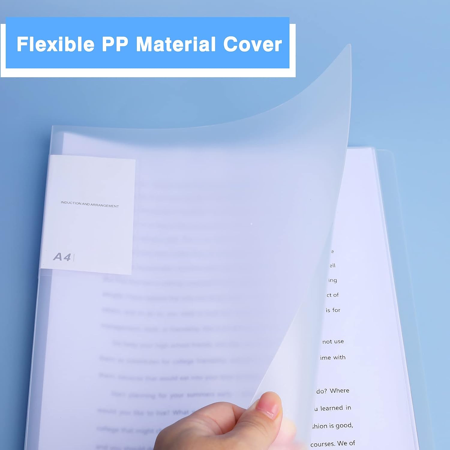 4 Pack A4 Presentation Book,Binder with Plastic Sleeves,60 Pockets Portfolio Folder Display Book with Sheet Protectors for School,Office