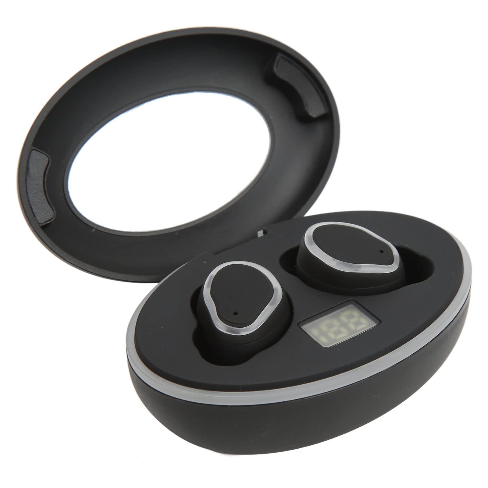 Auricolari Bluetooth sportivi, senza fili, con cancellazione del rumore dei bassi, per palestra e attività all'aperto, materiale ABS, 2 unità