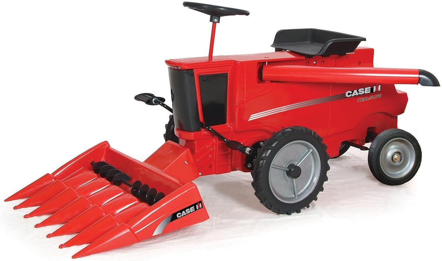 Scale Models Case IH Axial-Flow Pedal Combine with Corn Head, Made in the USA ZSM1632