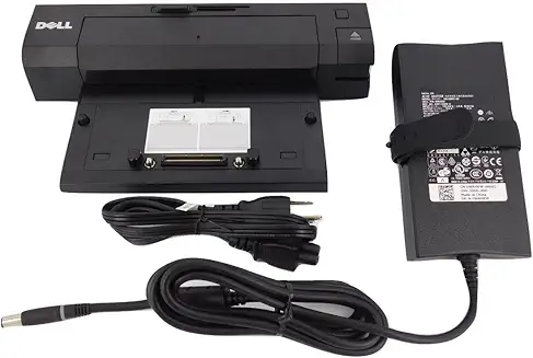 Dell E-Port Replicator PR02X Docking Station – 130W Power Adapter for E Series Laptops/Notebooks (Renewed)