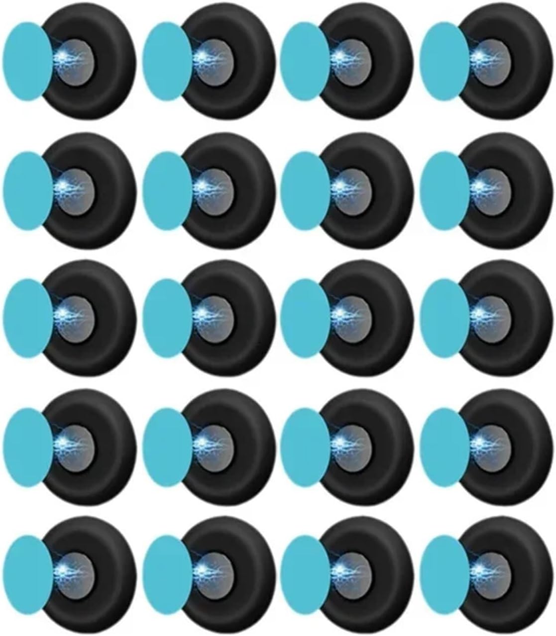 48/2PCS Strong Magnetic Hooks Remote Control Anti-Lost Wall Mounted Magnet Storage Hook Holders Fridge Stickers Home Organizer(B-White,48PCS(24sets))