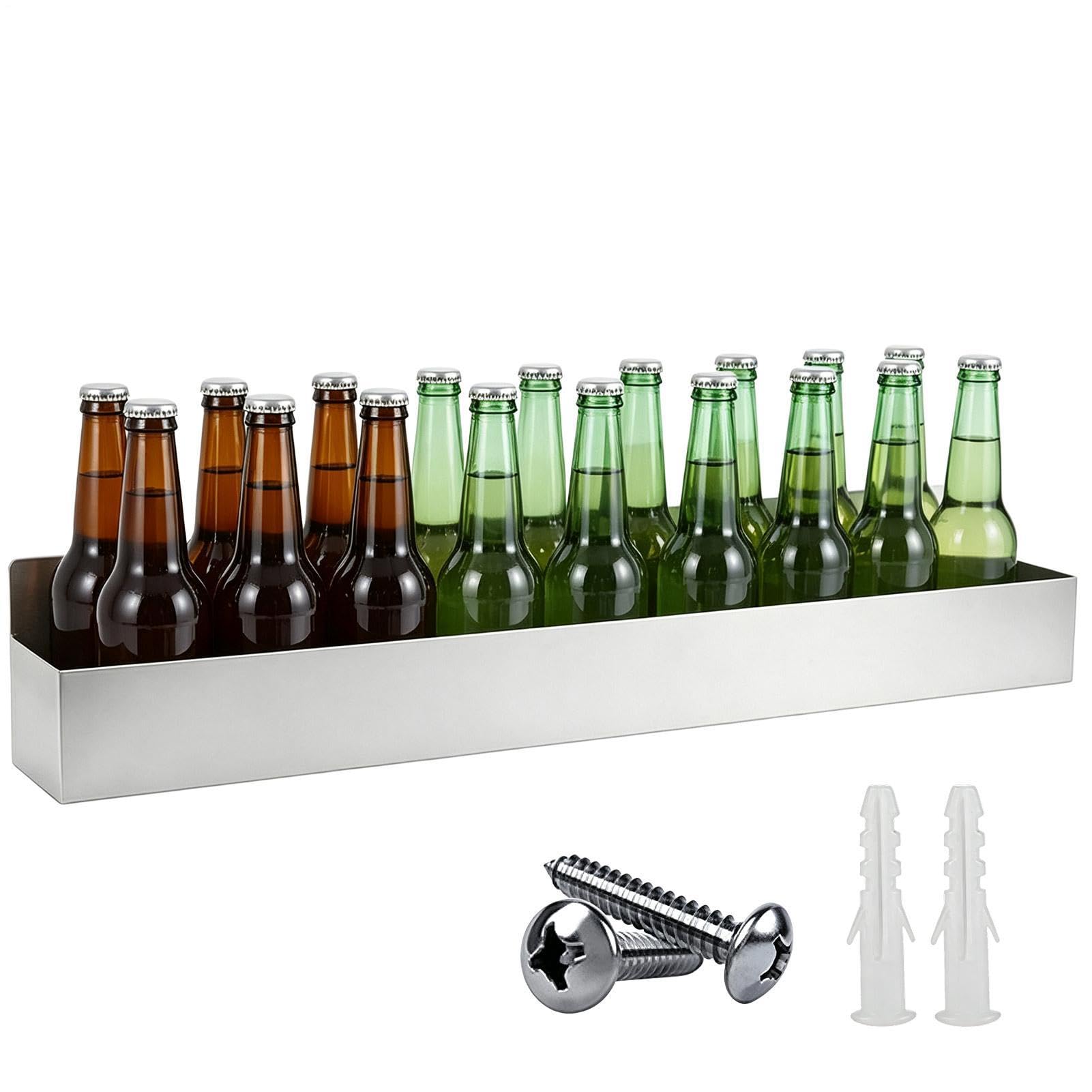 Single Speed Rail, Stainless Steel Heavy Duty with Liquor Organizer Design