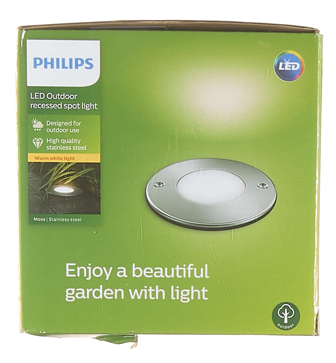 Philips myGarden LED Einbauleuchte Moss, 3W, Grau : Amazon.de 