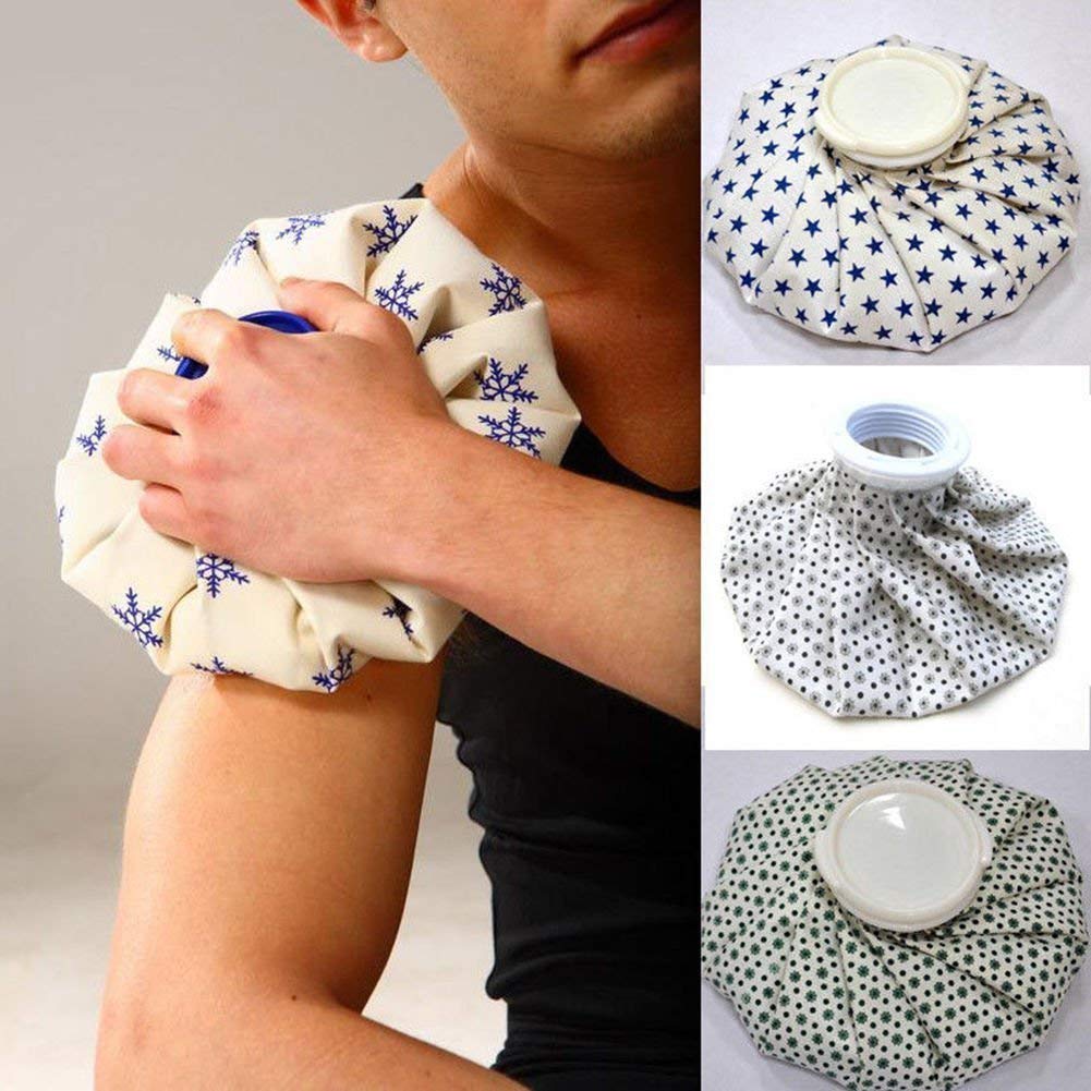 Denique Ice Cold Pack Reusable Ice Bag Hot Water Bag for Injuries, Hot & Cold Therapy and Pain Relief (9 Inch) 4