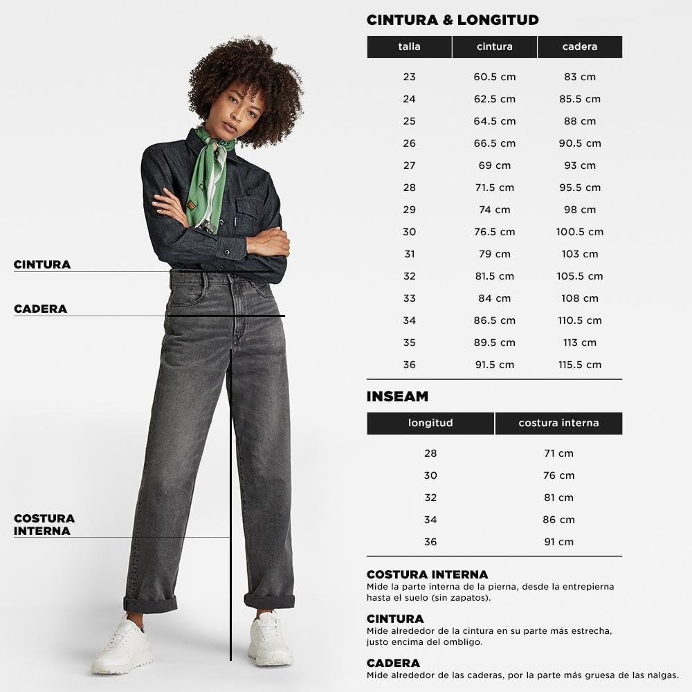 G-STAR Viktoria High Straight Jeans Jeans Mujer