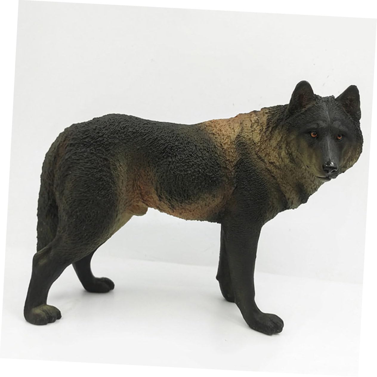 Figura Realista de Animal Salvaje de Pvc Negro, Juguete para Niños