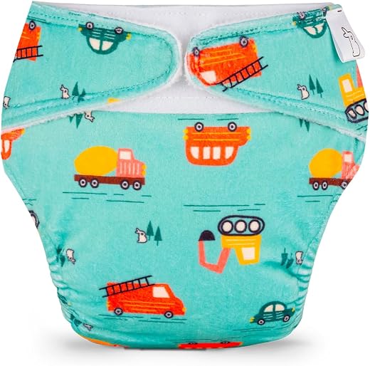 SuperBottoms Reusable Swim Diaper | UNO SuperSoft Cloth Diaper Shell with Velcro | Adjustable Fit for 3M to 3Y | No Insert Needed | Rash-Free & Eco-Friendly Baby Swim Diaper