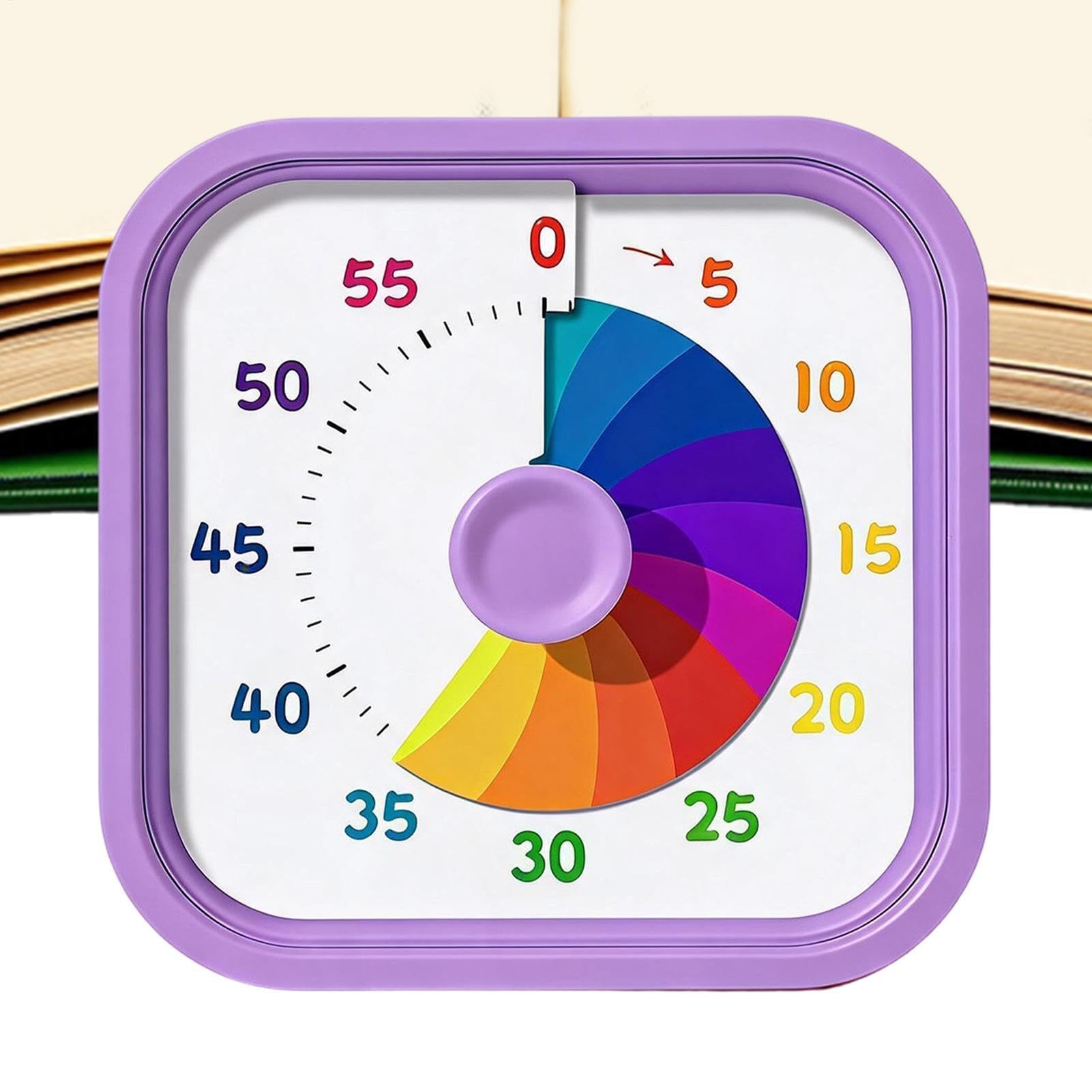 Timer visivo portatile per conto alla rovescia per la gestione del tempo, timer silenzioso per casa, aula, cucina, ufficio