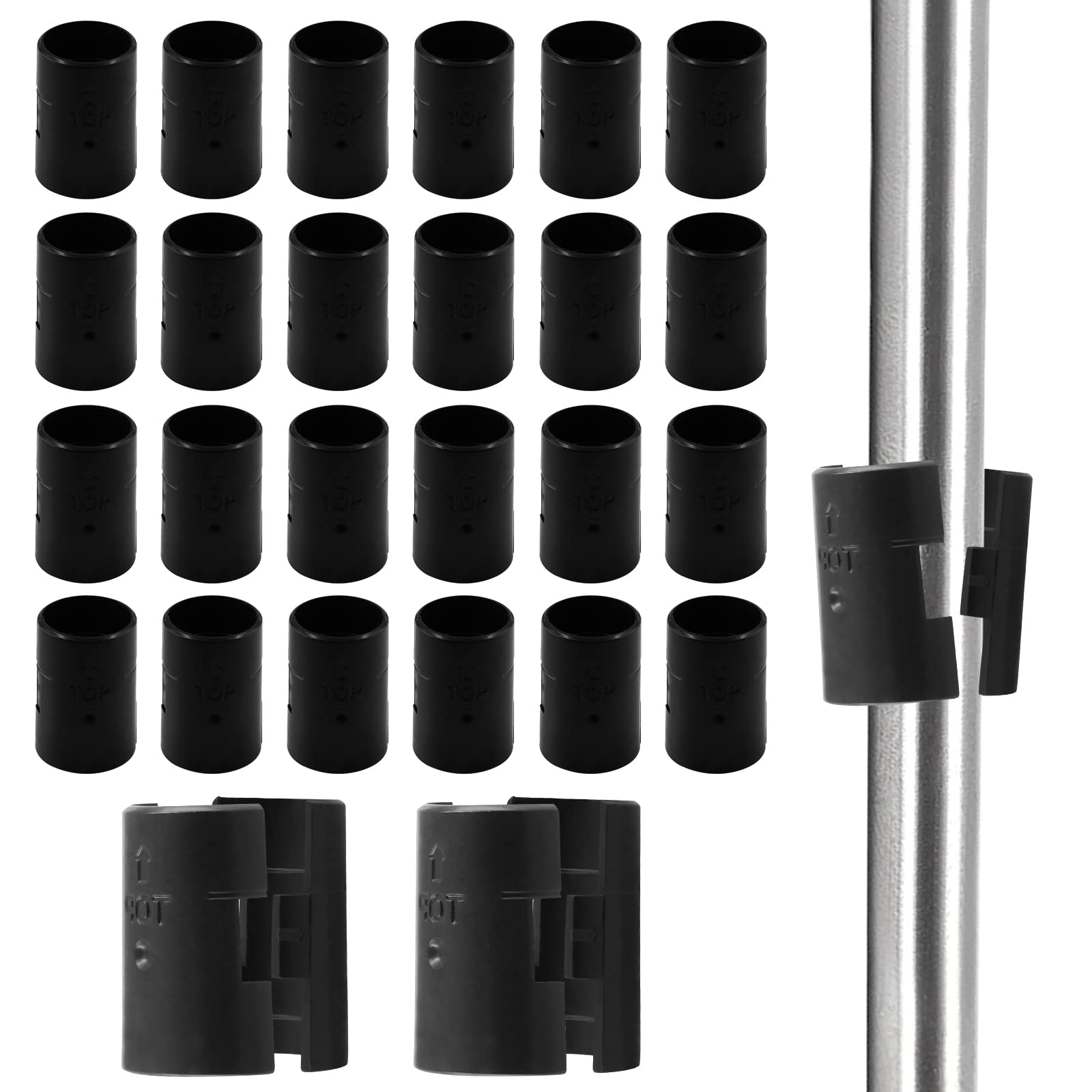 Wire Shelf Clips - 72 Pack -8