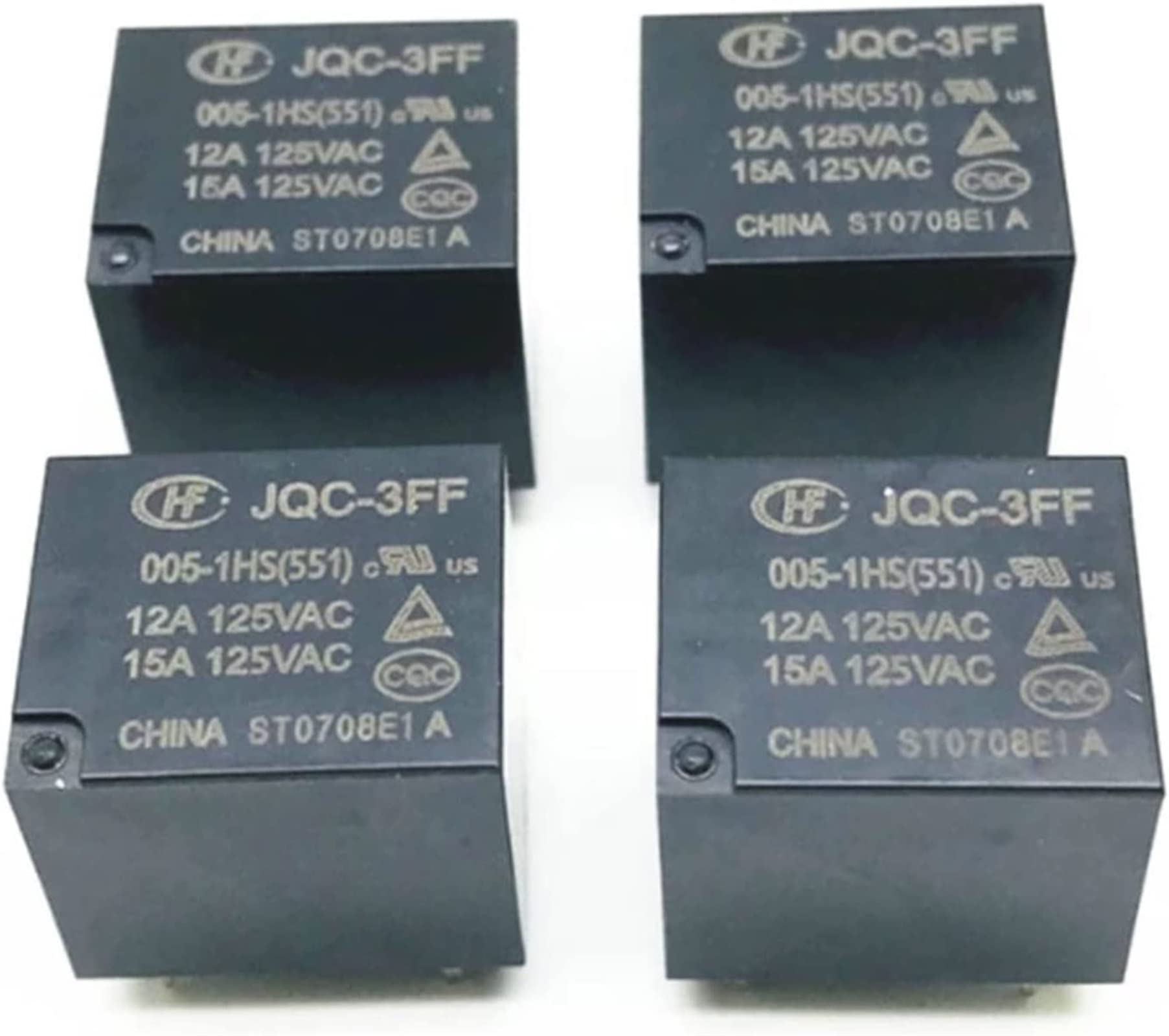 Aerbnyeqp One Color Relay 10A Jqc-3F-5Vdc 5Pin Jqc-3F-12Vdc Dip5 Hf- Jqc-3Ff - 5V 12Vdc Relays -12Vdc 5P(Jqc-3F(T73)-5Vdc 5P)