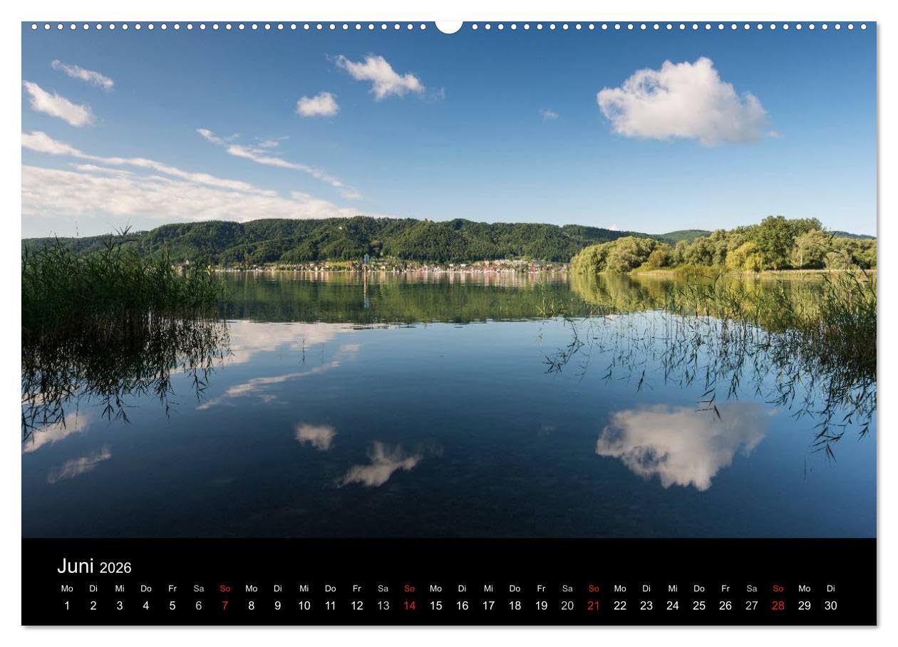 Bodensee - Uferlandschaften im schönsten Licht 2026 (hochwertiger Premium Wandkalender 2026 DIN A2 quer), Kunstdruck in Hochglanz: Monatskalender mit Bildern eines Jahres vom Bodensee (CALVENDO Orte)