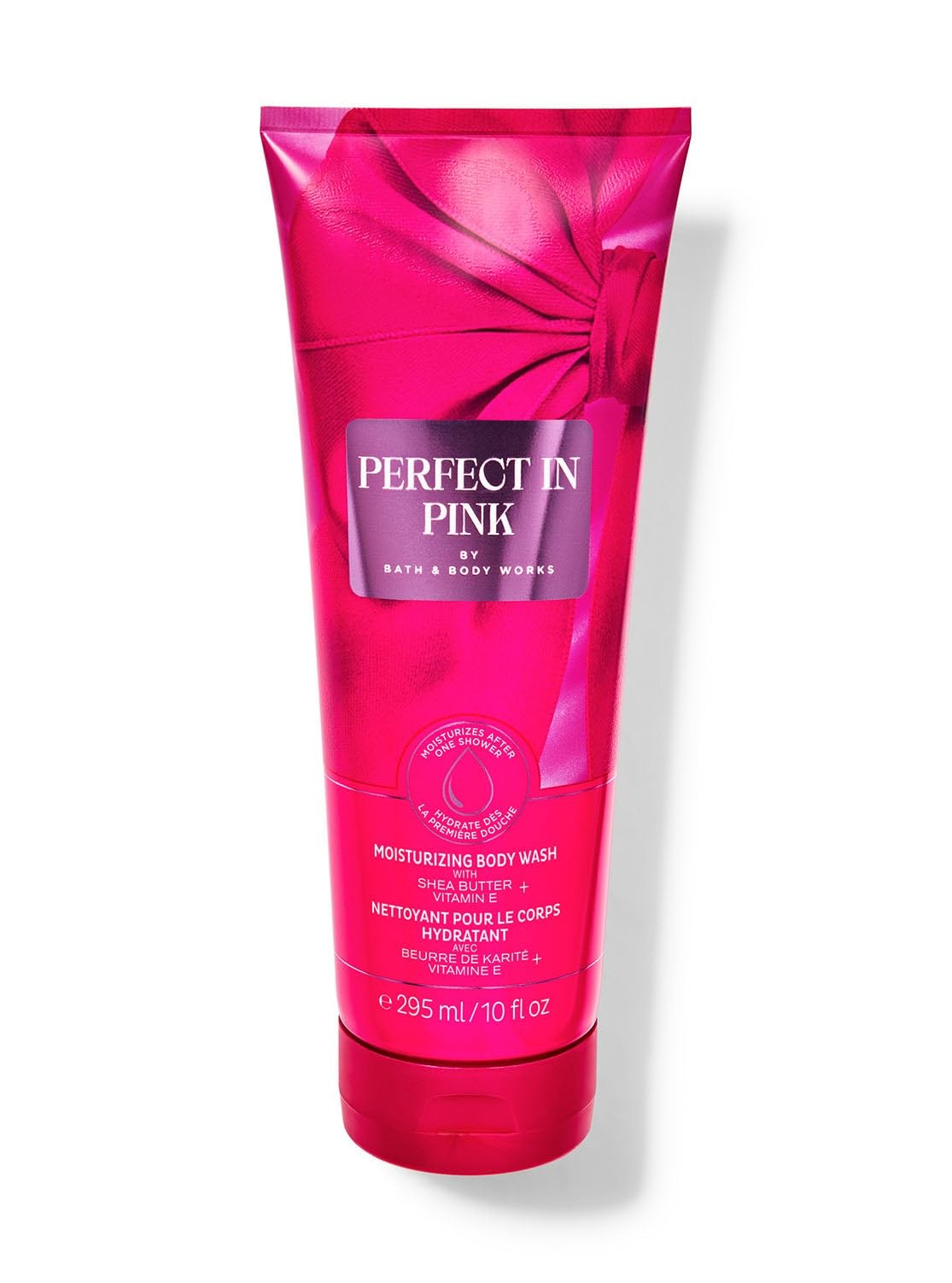 Bath and Body Works Perfect in Pink Moisturizing Body Wash, 295 ml, with Shea Butter and Vitamin E, Fruity Fragrance