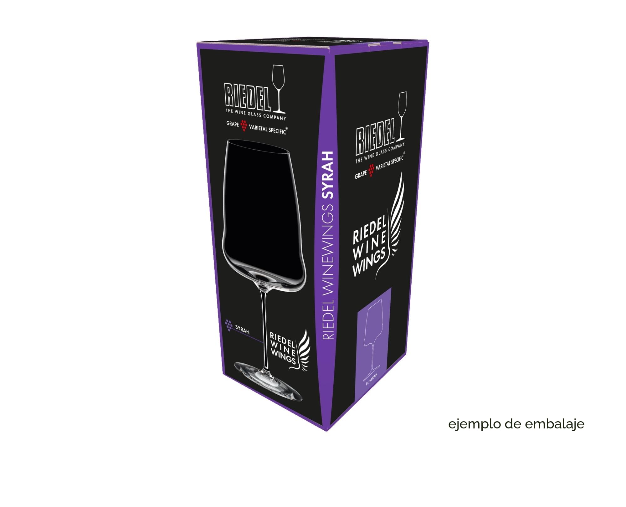 Riedel Winewings - Copa de vino Syrah-Shiraz, transparente, 1 unidad