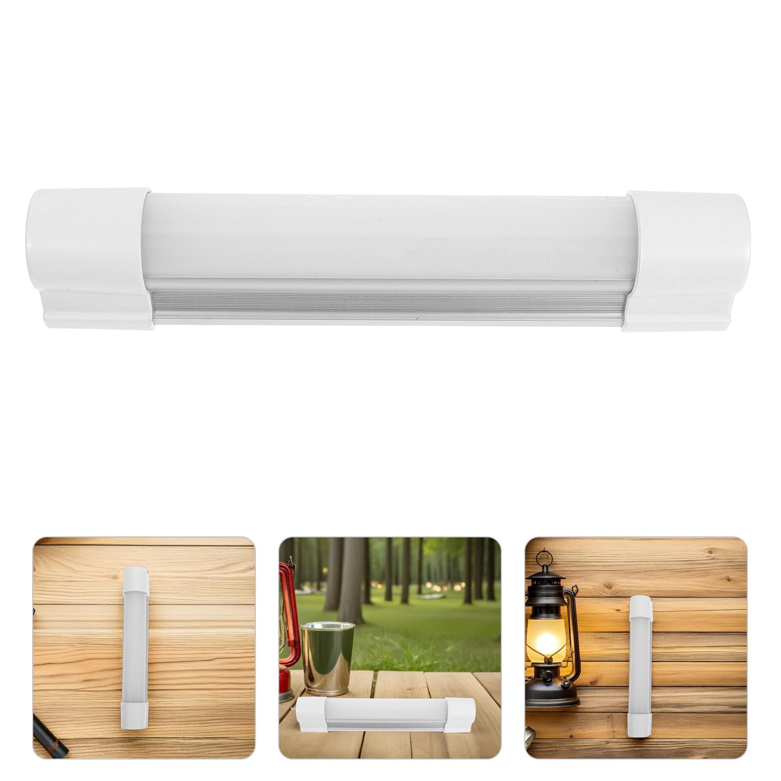 Lámpara Camping Recargable LED Barra Magnética Portátil con Puerto USB para Exteriores Linterna de Emergencia para Tienda Batería Integrada y Modos Sos Estroboscópico y Luz Alta