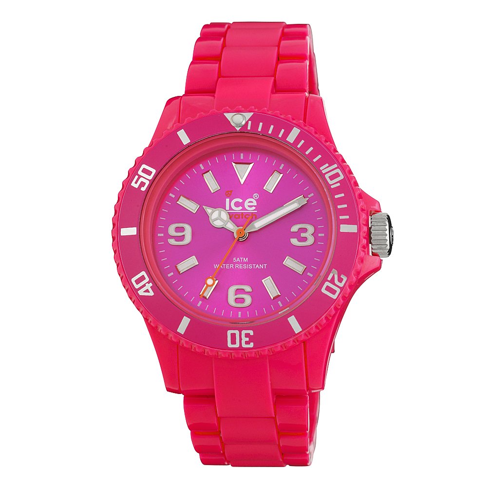 Ice-Watch Women's CF.PK.U.P.10 Classic Fluo Pink Polycarbonate Watch