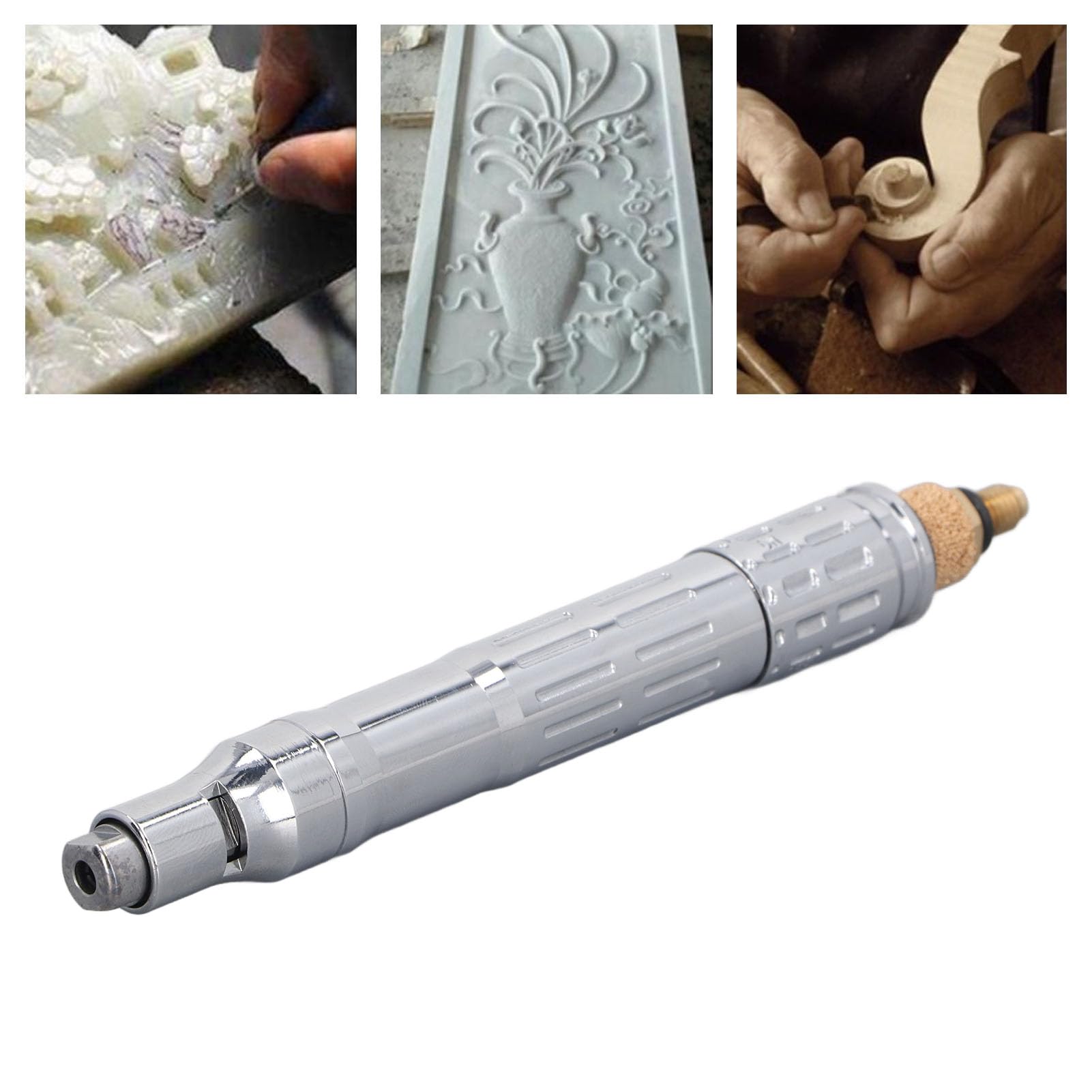 Air Pencil Grinder Tungsten Alloy Gear WearResistant Air Tool 70000rpm Lightweight for Metal Polishing