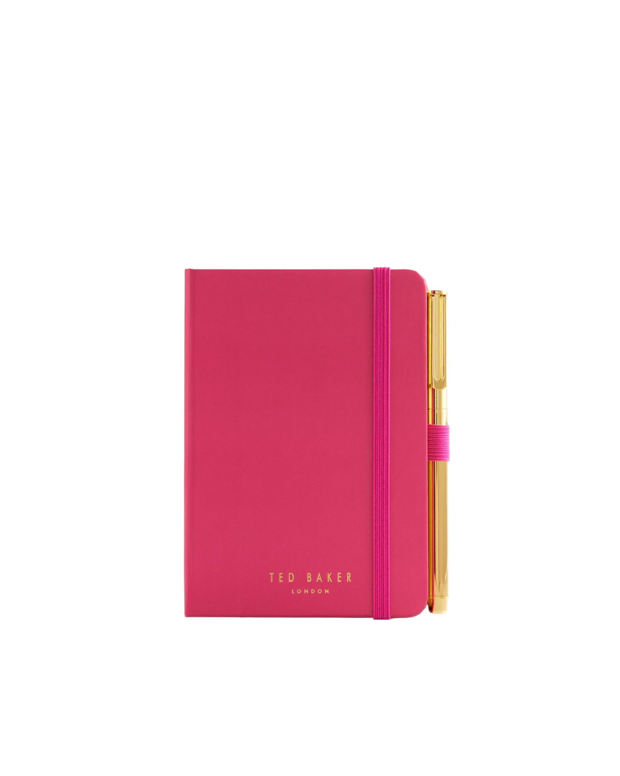 Ted Baker london whinns-a6 notebook and pen, brt-pink