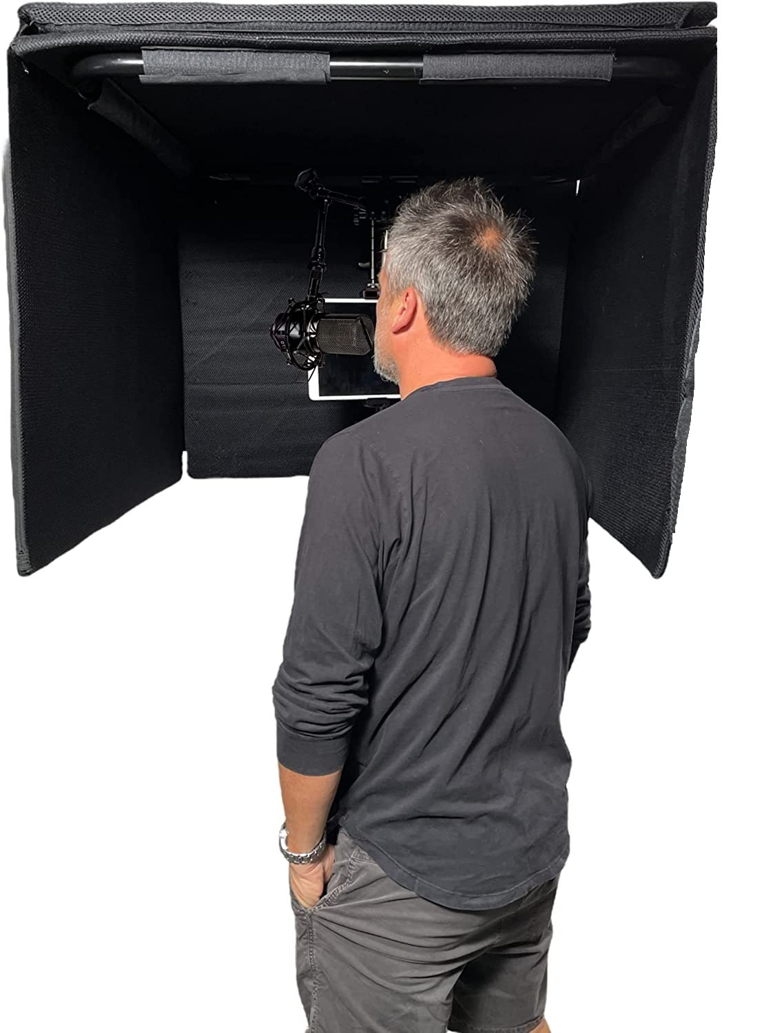 Koncept InnovatorsGlide Gear SB100 Portable Isolation Sound Booth for C-Stand or Desktop