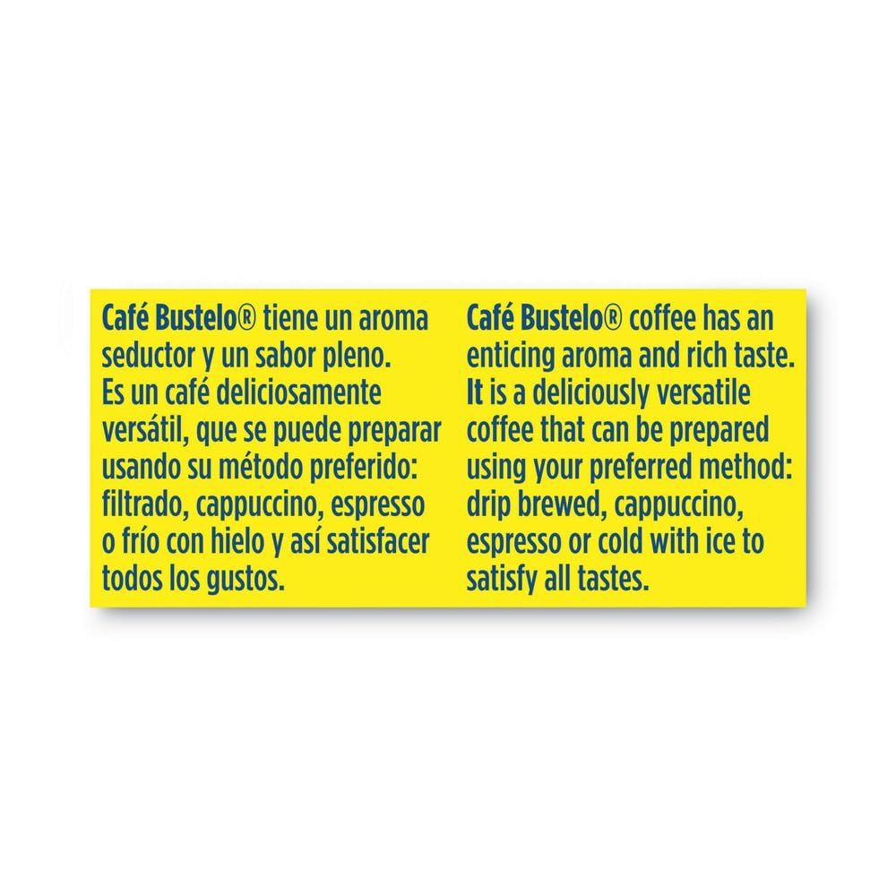 Cafe Bustelo 00055 Cafe Bustelo Espresso 36 oz