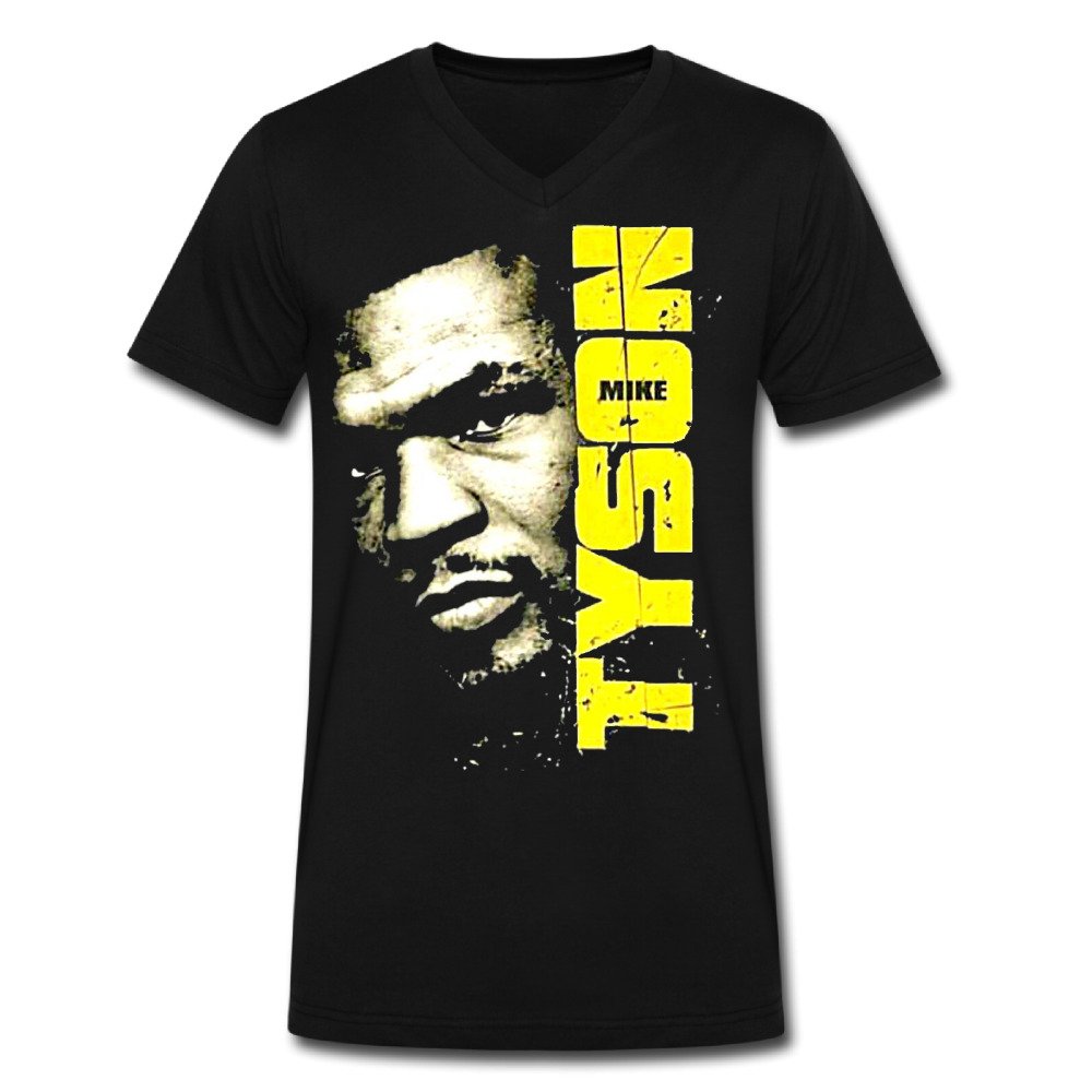 Mike Tyson V-Neck T-Shirt Funny Shirts Short Top Homelike