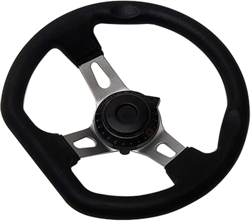 Miniatura 8 de Tookie Volante de kart todoterreno, volante Go Kart de 10.630 in, volante de hierro fuerte, compatible con ruedas de repuesto para montar Go Kart,