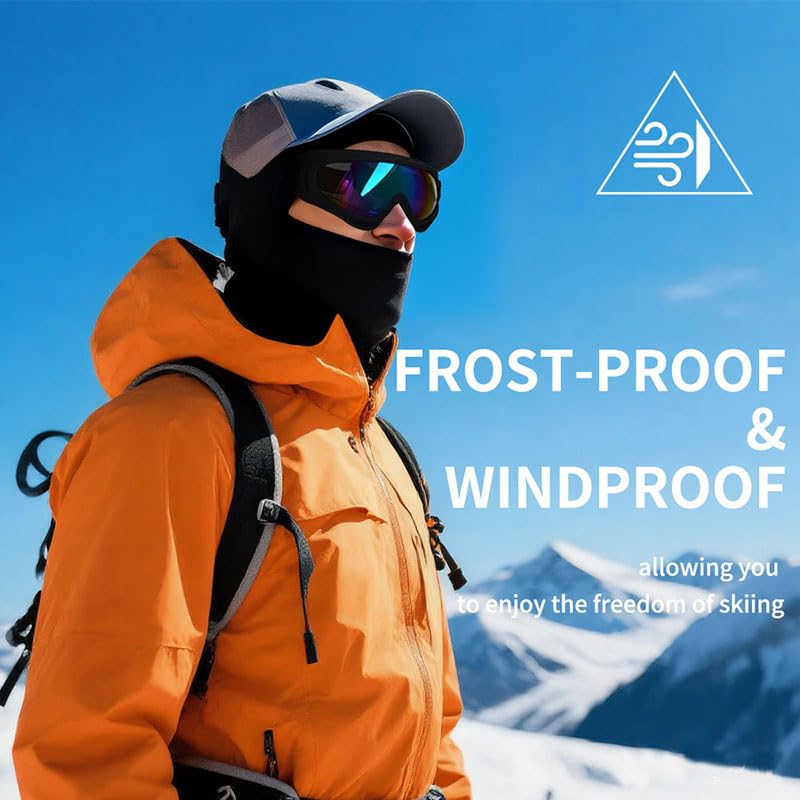 5 szt. gogli motocyklowych z 5 szt. kominiarki, maski taktyczne chroniące przed promieniowaniem UV, gogle do jazdy na snowboardzie, dla dorosłych, mężczyzn, kobiet, młodzieży, 5 szt