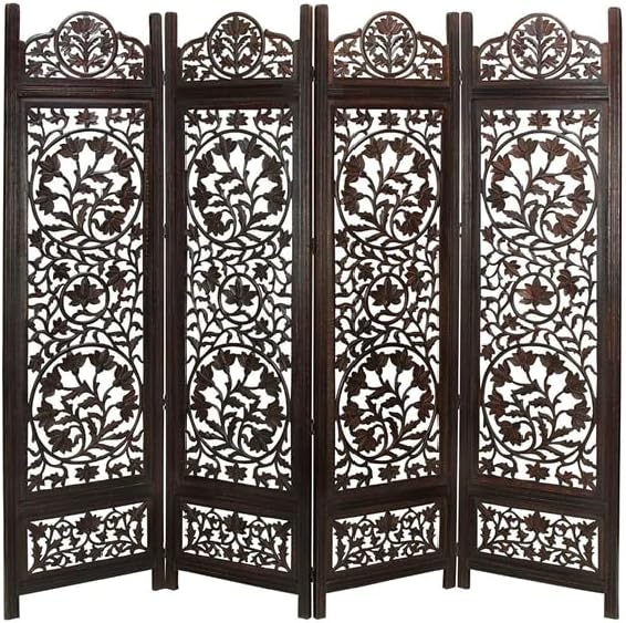 ZORKI Wood Art Wooden Room Divider Partition RoomSeparator for Home Office