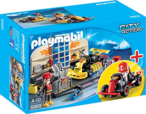 Preisvergleich Produktbild PLAYMOBIL 6869 StarterSet Gokart-Werkstatt