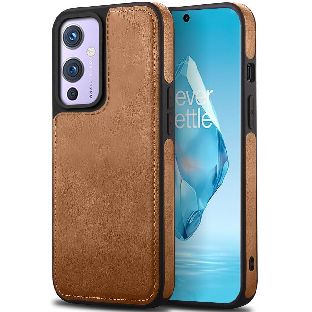 KARWAN®️ Genuine Leather Finish Oneplus 9 Back Cover Case |Shockproof Design |Raised Edges for Camera & Screen Protection |Super Soft - Touch |Leather Case for Oneplus 9 - Brown (B0DDXBP5NX) Amazon Price History, Amazon Price Tracker