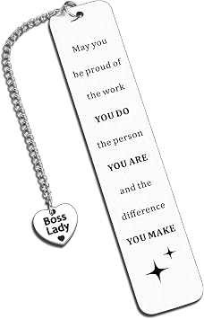 Administrative Professional Day Gifts, Retirement 2026 Gifts for Boss Women Birthday Gift for Coworker Appriaciate Gift for Boss Lady Women, Manager Bookmarks for Bosses Leader Supervisor