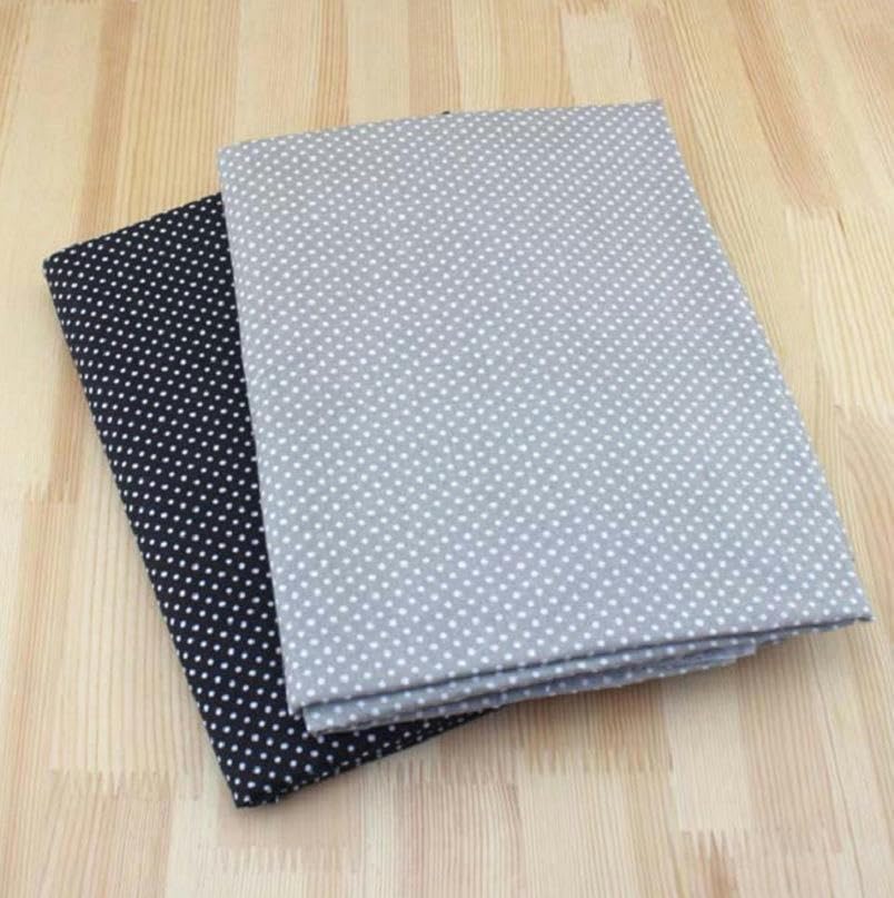 20 pièces/ensemble 25-100CM points de couleur 100% coton tissu Patchwork carrés coton couette tissu Bundle artisanat Patchwork tissu pour les filles