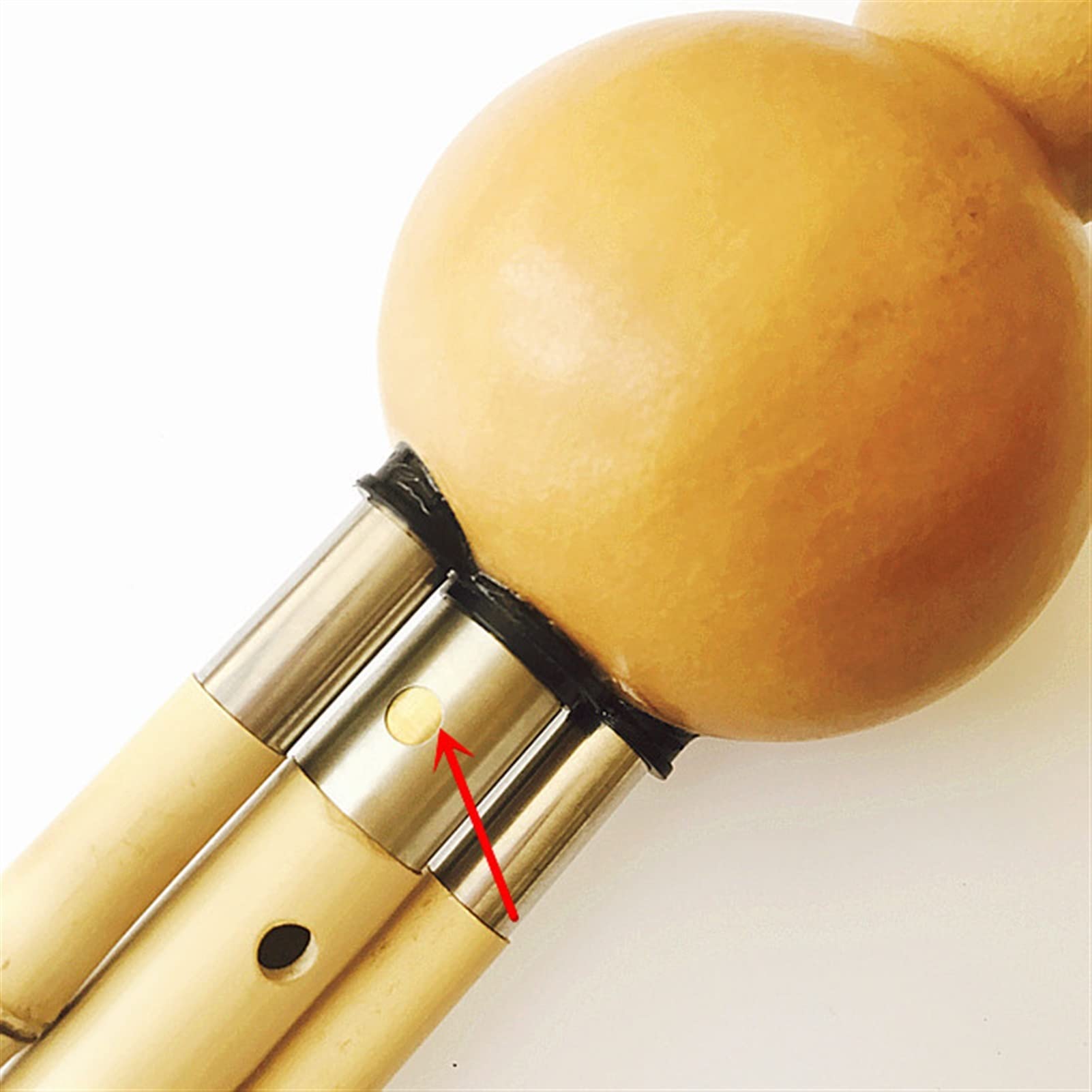 FLFL Gourd-Flöten-Instrument Hulusi-Neun-Loch Zu Sieben-Loch-Zweizweck-Weitwartungs-Musikinstrument (Color : G)