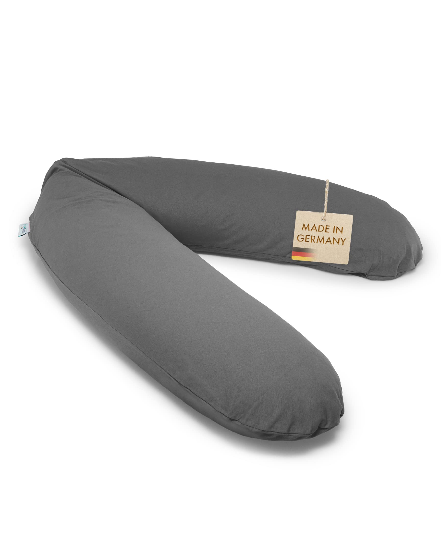 pic bear Cuscino per allattamento collezione HONEY, imbottitura morbida in microperle EPS, certificato TÜV, diversi colori – motivi, cuscino per gravidanza, cuscino di stoccaggio (metallo, 190 cm)
