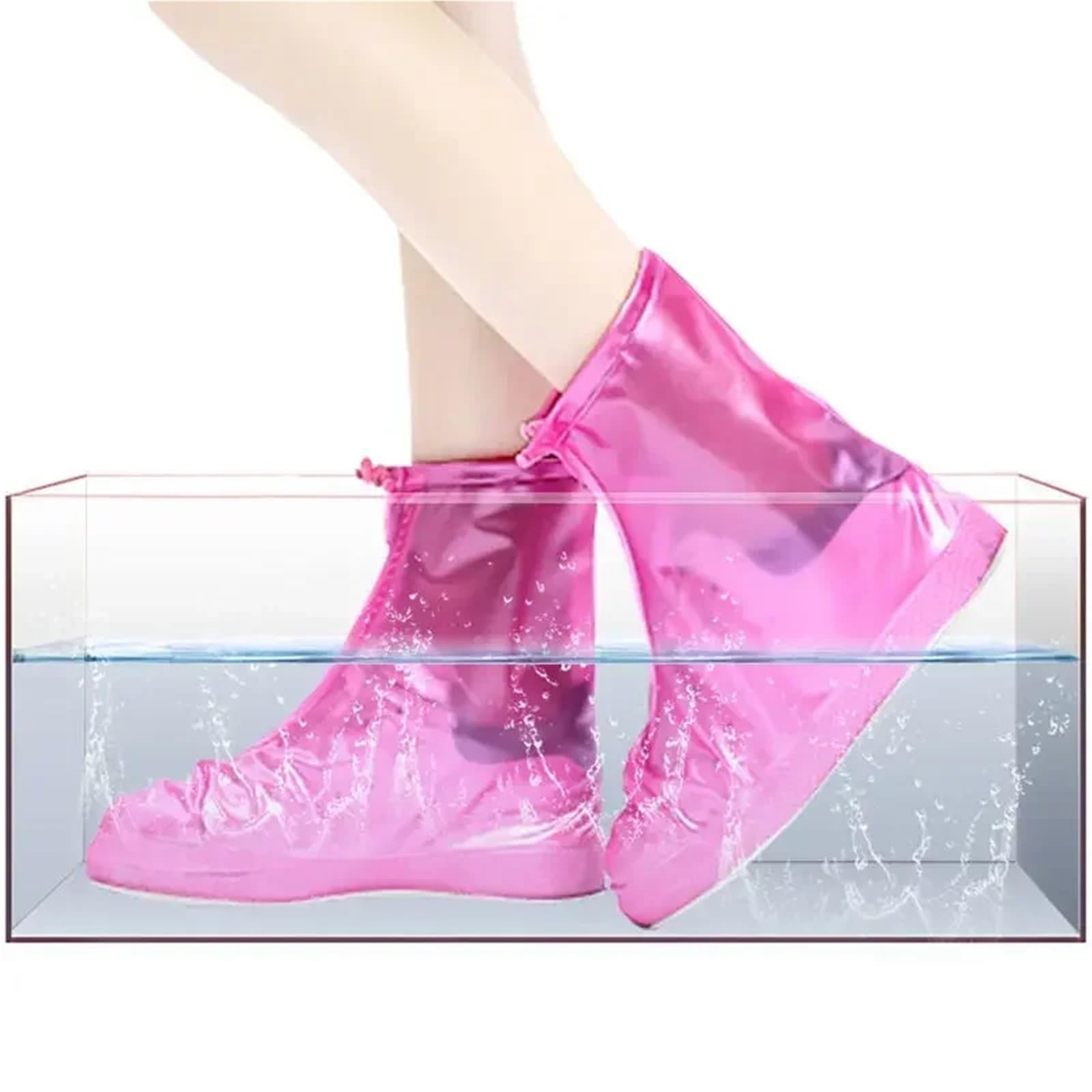 3 pares de cubiertas impermeables for zapatos, cubierta deportiva for botas lluvia con capa, antideslizantes for, gruesa resistente al desgaste for para Protección