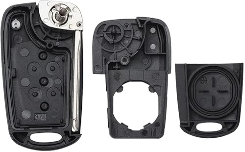 Miniatura 5 de Funda de repuesto plegable inteligente sin llave para llavero de automóvil Kia Rio 2010-2013 Kia Soul 2012-2014 (1 unidad)