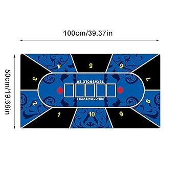 Amazon.co.jp: ポーカーマット テキサスホールデム100x50cm