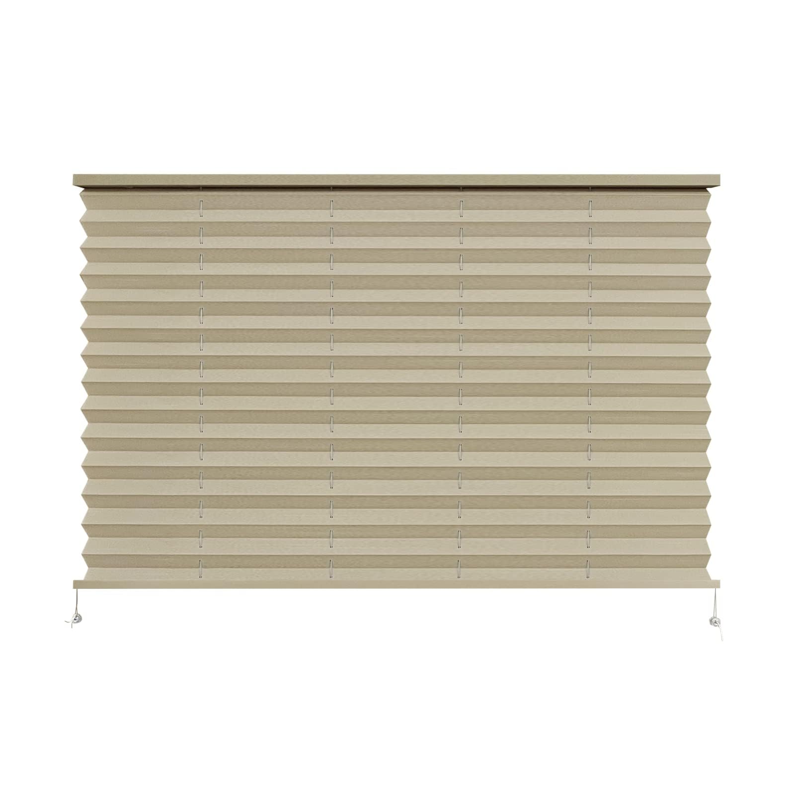 dulepax rv blinds,rv pleated shades,rv blinds pleated shades, 38" w x 24" l cappuccino rv window shades,camper blinds,rv window blinds for rv camper travel trailers motorhome's window