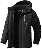 Men's Ski Jacket Warm Winter Snow Coat Waterproof Mountain Windbreaker Snowboarding Jacket Hooded for Hiking Traval