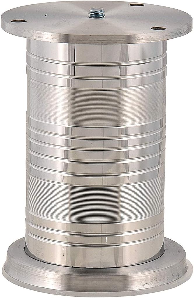 E-Hardware Depot:Cylindrical Legs(Chrome) (4" Inch, Chrome) (Pack of 1)