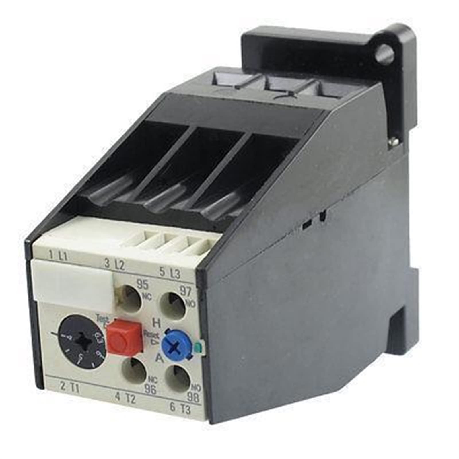 JRS2-63F3UA59 AC 4A - 6.3A Relé de sobrecarga térmica de protección de Motor 1 NA 1 NC