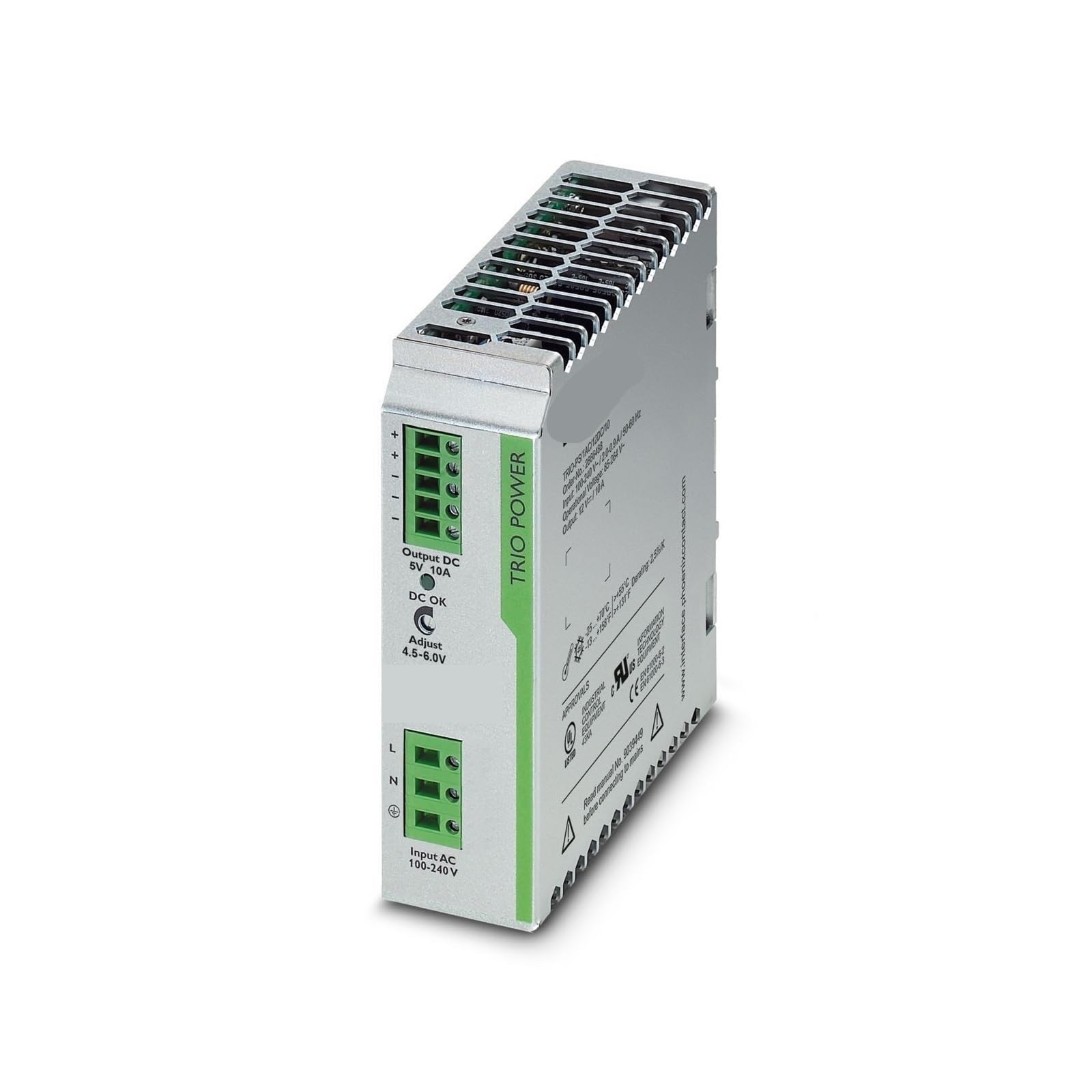RBYRLDSTY Power Supply Power Supply TRIO-PS/1AC/12DC/10-2866488 for Industrial Automation