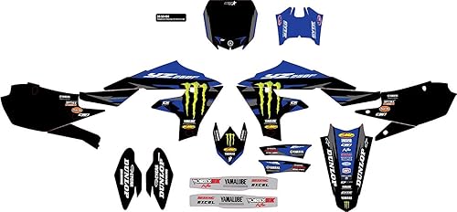 Dcor 20-50-404 Star Racing ME YAM Kit completo de gráficos - fondo negro