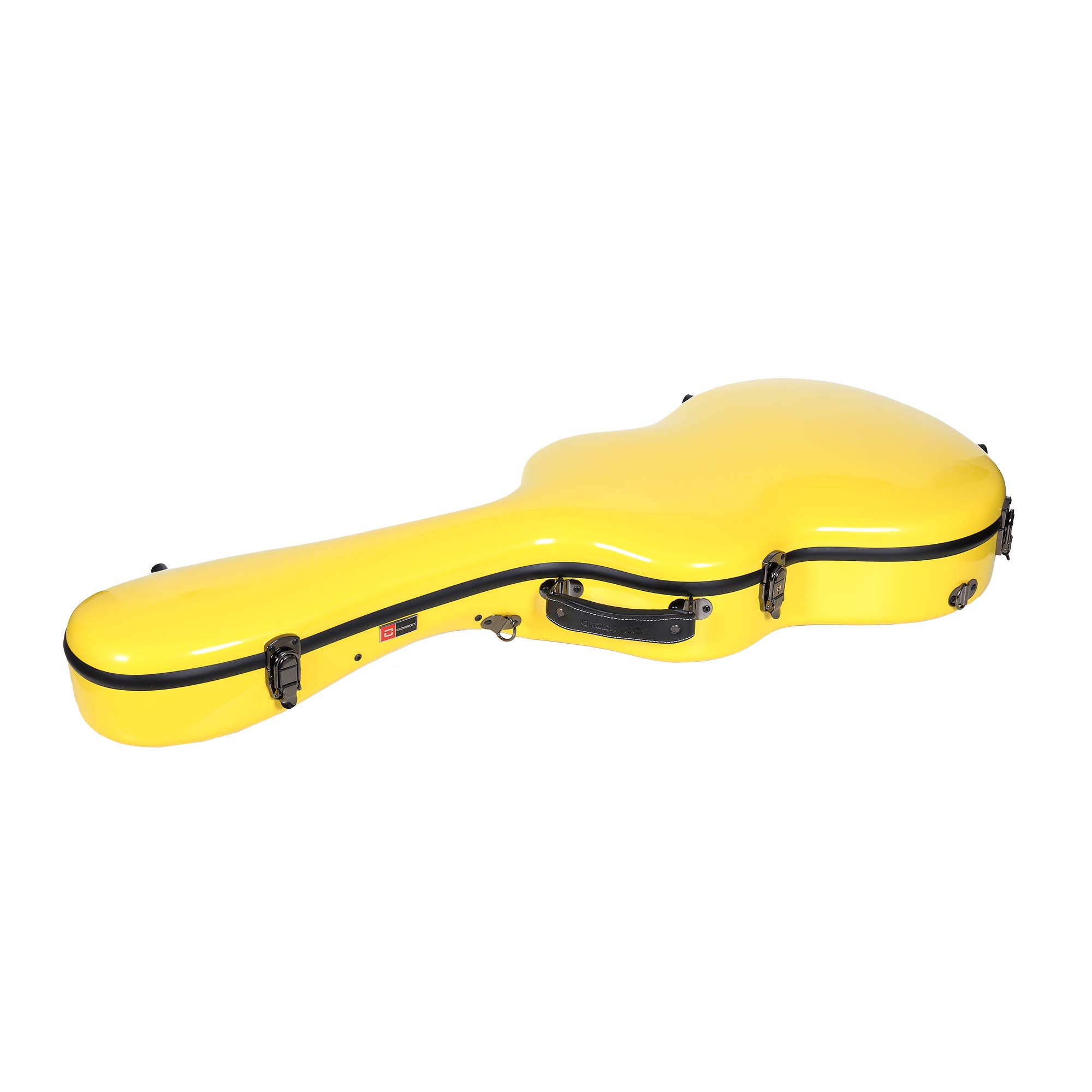 Crossrock Wysokiej jakości klasyczna walizka na gitarę, żółty, Konzertgitarre, gitara koncertowa