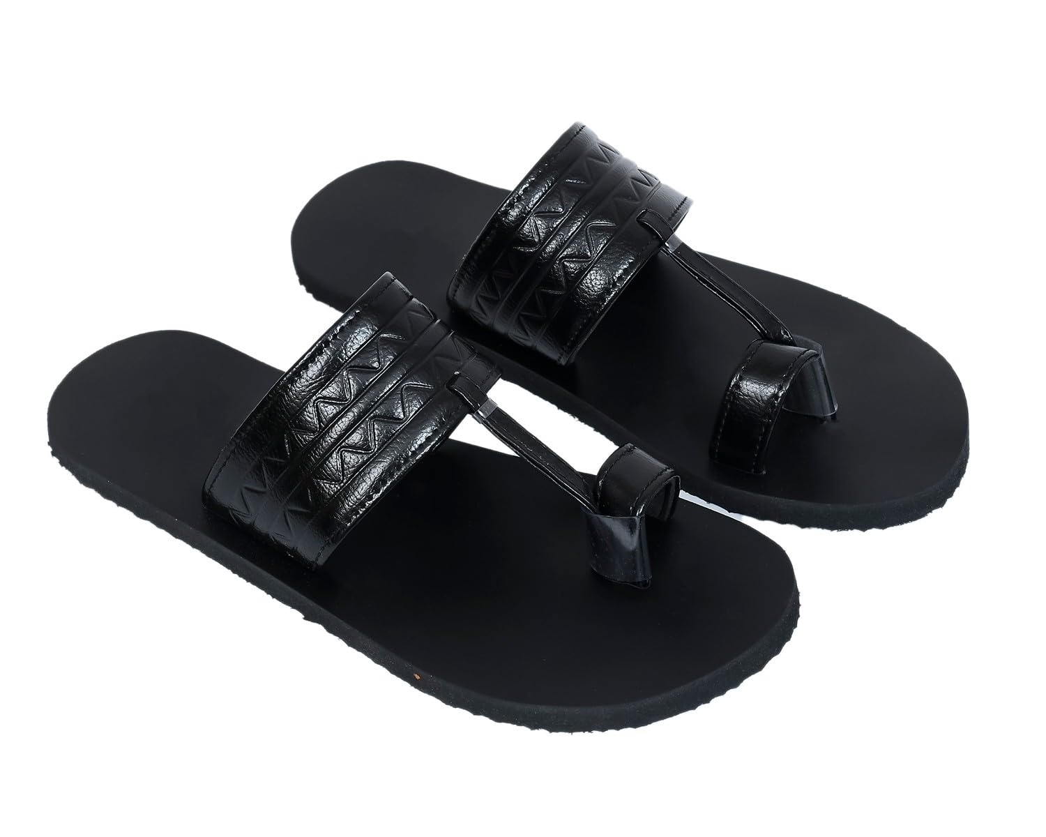 comforplus Men’s Stylish Toe Ring Slippers | Anti-Skid Waterproof Flip Flops | Strong Strap Comfortable Chappal | Lightweight Durable Daily Wear Sandals for Indoor Outdoor Use for men (KPBL)-picture-35